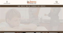 Desktop Screenshot of dancufamilylaw.com